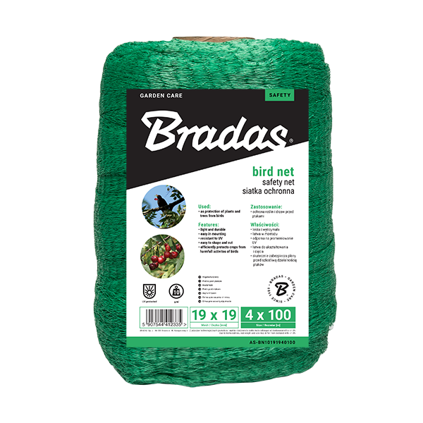 Сітка захисна, BIRD NET, 10 г/м², 4х500м Bradas Сітка захисна, BIRD NET, 10 г/м², 4х500м Bradas