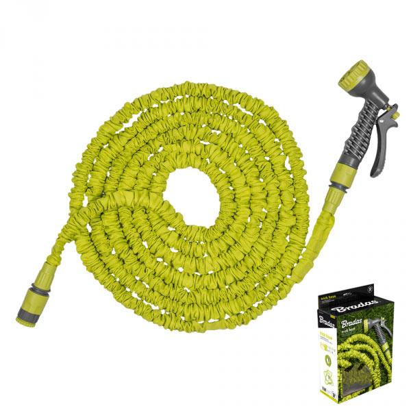 Растягивающийся шланг (комплект) TRICK HOSE 15-45м – лайм, коробка Bradas Растягивающийся шланг (комплект) TRICK HOSE 15-45м – лайм, коробка Bradas