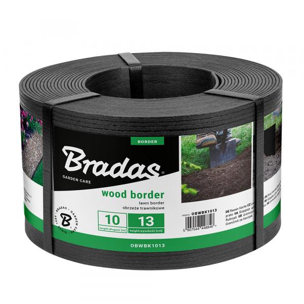 Бордюр Wood Border 130мм х 28мм х 10м черный Bradas Бордюр Wood Border 130мм х 28мм х 10м черный Bradas