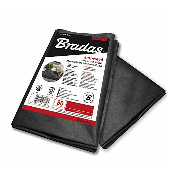 Агроволокно 80 г/м² черное 1,0х10м Bradas Агроволокно 80 г/м² черное 1,0х10м Bradas