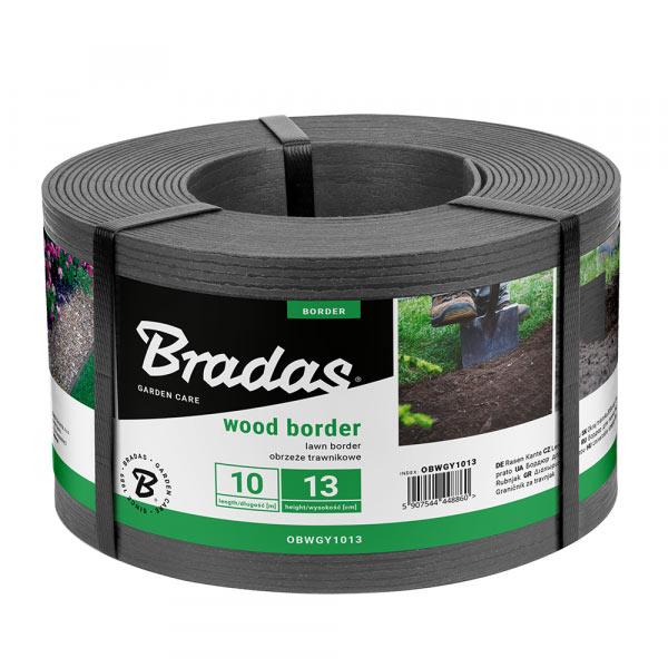Бордюр Wood Border 130мм х 28мм х 10м серый Bradas Бордюр Wood Border 130мм х 28мм х 10м серый Bradas