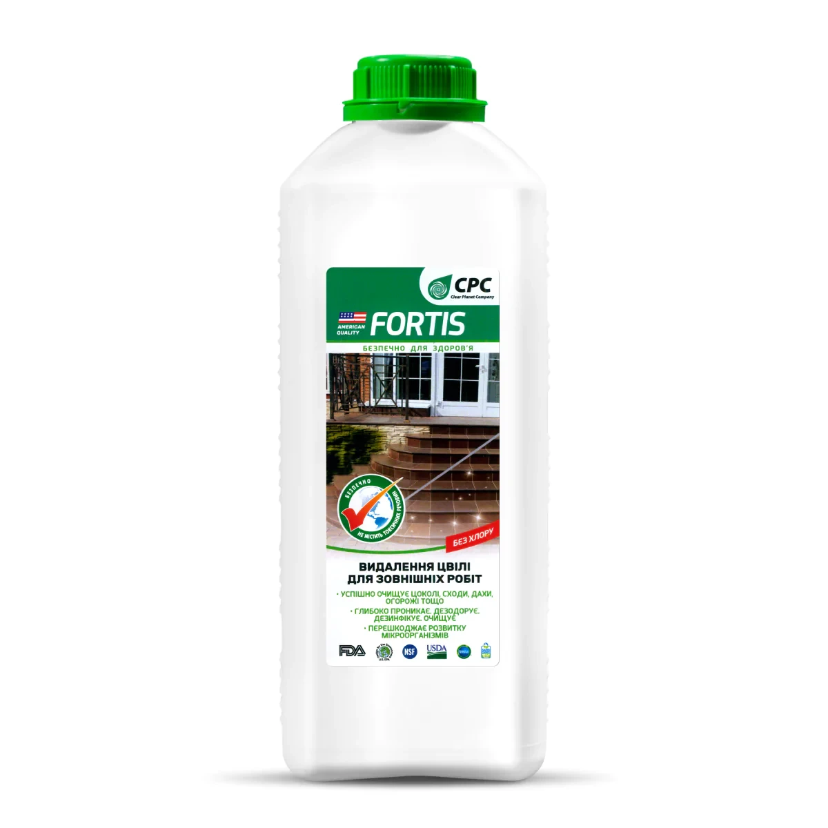 Средство для удаление плесени для внешних работ 2л Fortis Средство для удаление плесени для внешних работ 2л Fortis