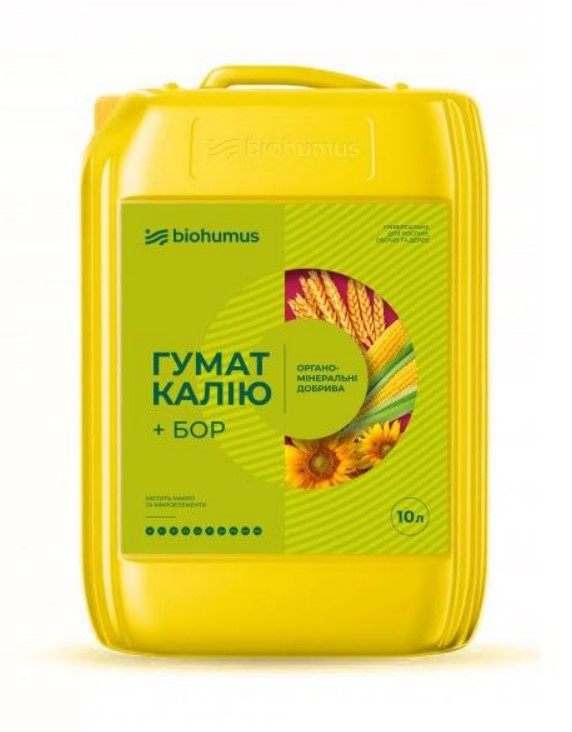 Гумат калия + БОР Biohumus 10л Гумат калия + БОР Biohumus 10л