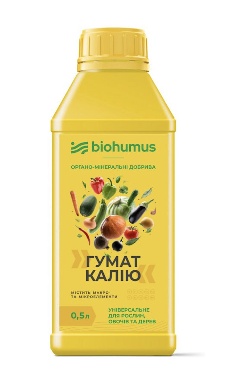 Гумат Калiю BioHumus, 0,5л Гумат Калiю BioHumus, 0,5л