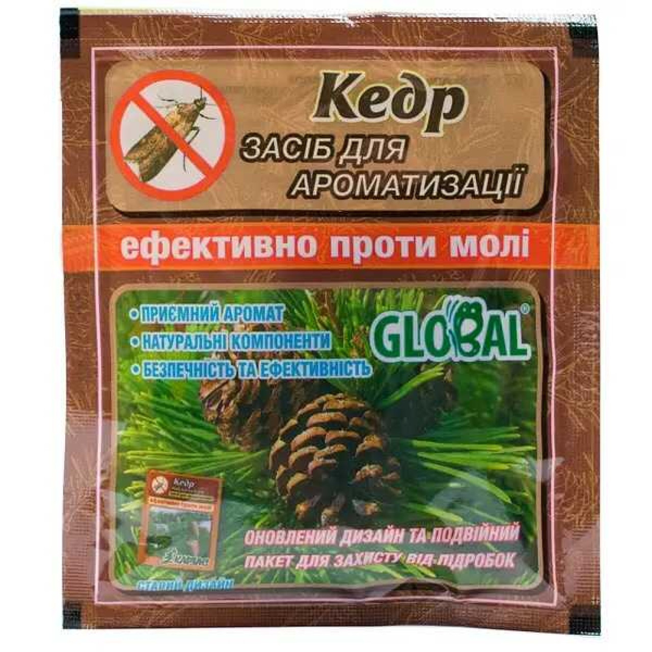 Global Таблетки от моли и для ароматизации воздуха Кедр 10 шт Global Таблетки от моли и для ароматизации воздуха Кедр 10 шт