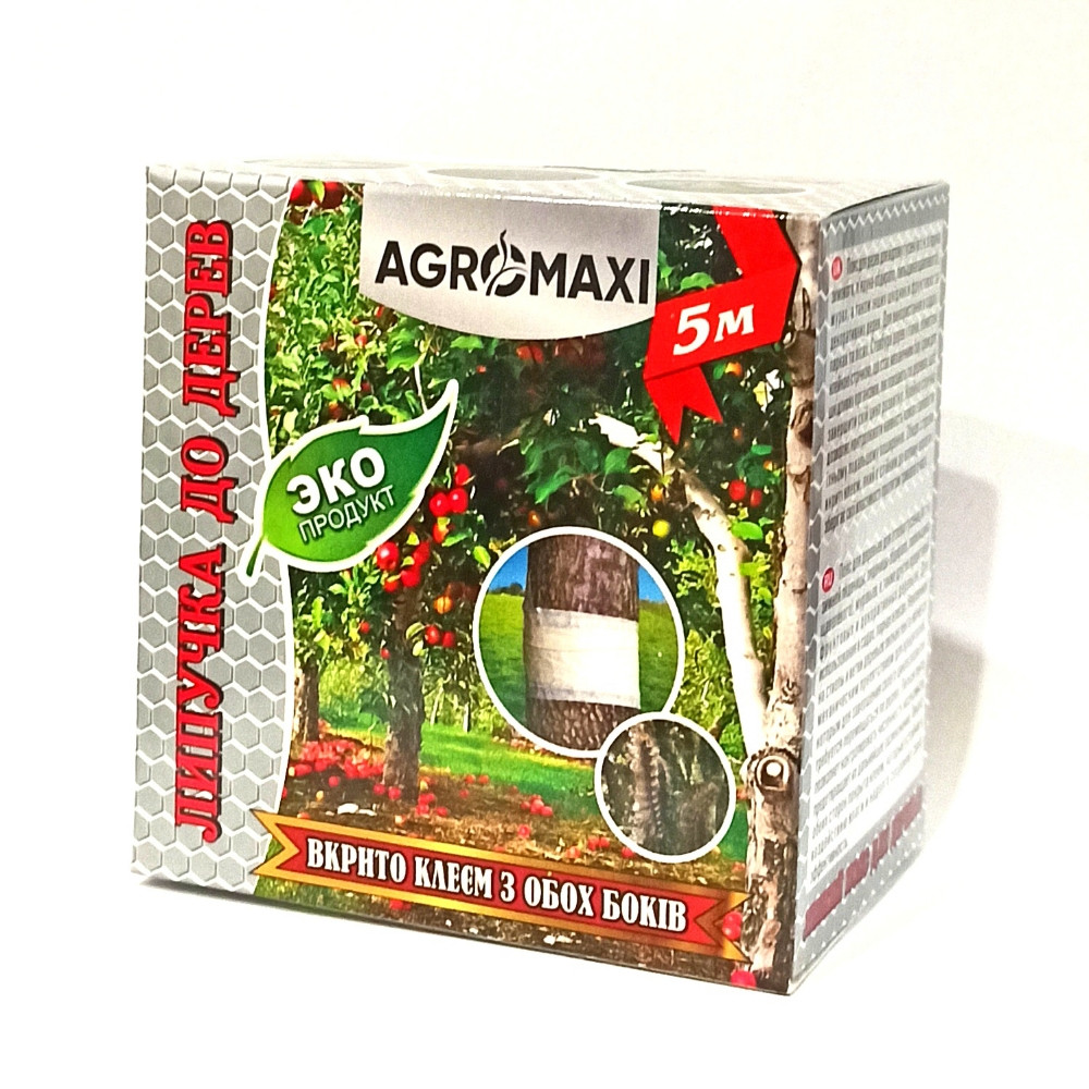 Липкий пояс для дерев 5 м, Agromaxi Липкий пояс для дерев 5 м, Agromaxi