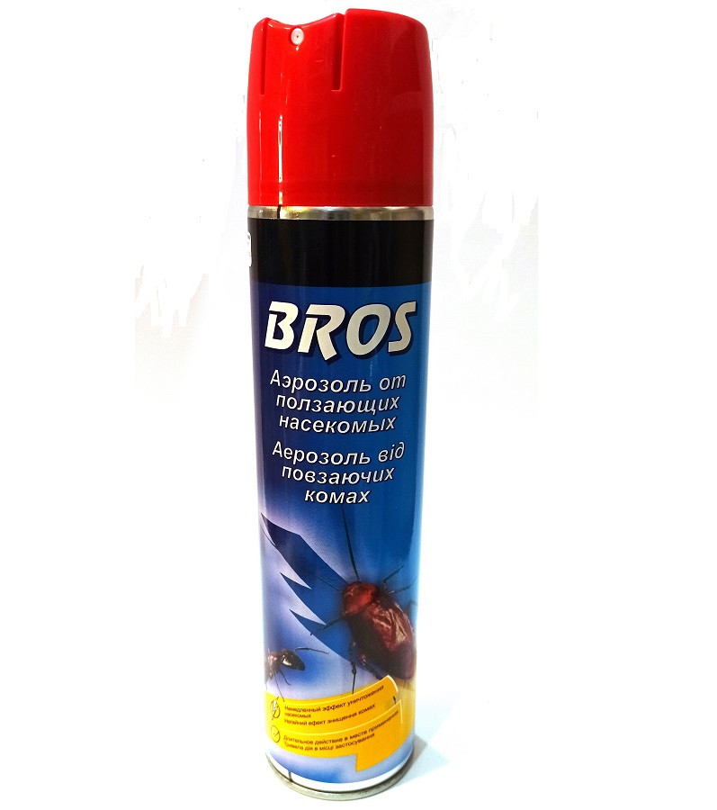 Аерозоль Bros проти комах- повзання 400 мл Аерозоль Bros проти комах- повзання 400 мл