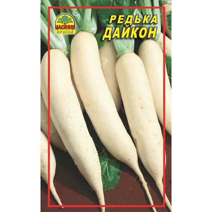 Семена редьки Дайкон 2 г (Насіння країни) Семена редьки Дайкон 2 г (Насіння країни)