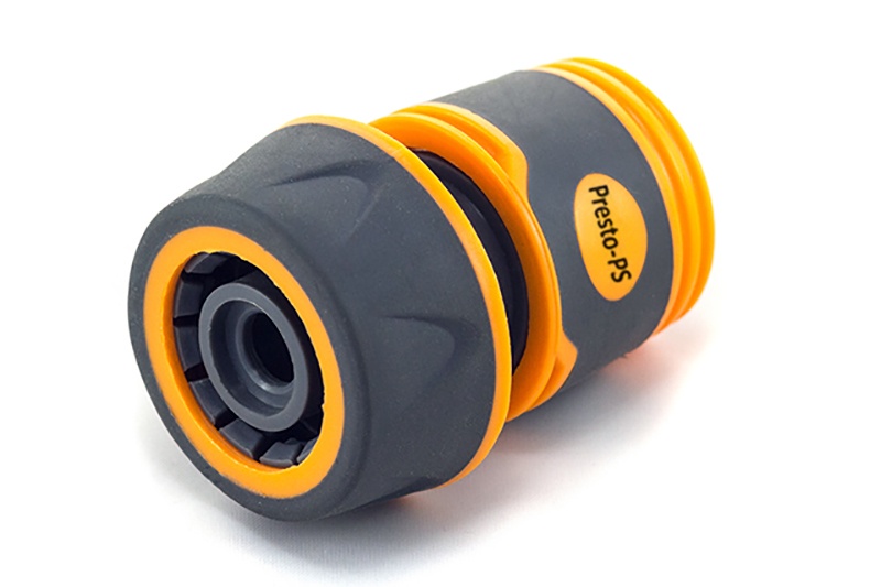 Конектор Presto-PS для шланга 3/4 дюйма без аквастопа серія Soft-Touch (5819E) Конектор Presto-PS для шланга 3/4 дюйма без аквастопа серія Soft-Touch (5819E)