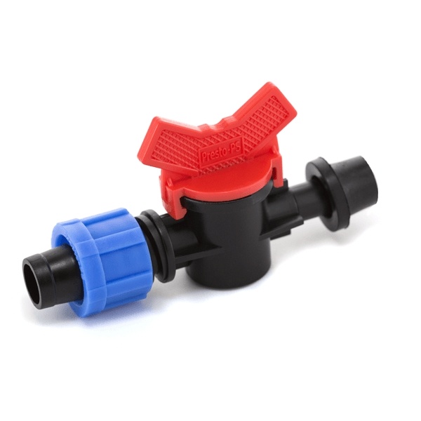 Кран стартовий з гумкою Presto-PS для крапельної стрічки 16 мм (OV-031708-R) Кран стартовий з гумкою Presto-PS для крапельної стрічки 16 мм (OV-031708-R)