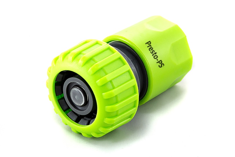 Конектор Presto-PS для шланга 3/4 дюйма з аквастопом (5820G) Конектор Presto-PS для шланга 3/4 дюйма з аквастопом (5820G)