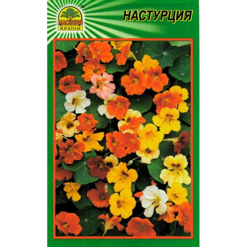 Насіння Настурція 5 шт. (Насіння країни) Насіння Настурція 5 шт. (Насіння країни)