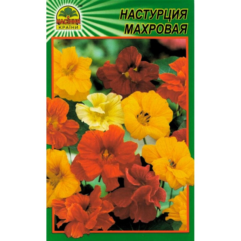 Насіння Настурція махрова 5 шт. (Насіння країни) Насіння Настурція махрова 5 шт. (Насіння країни)