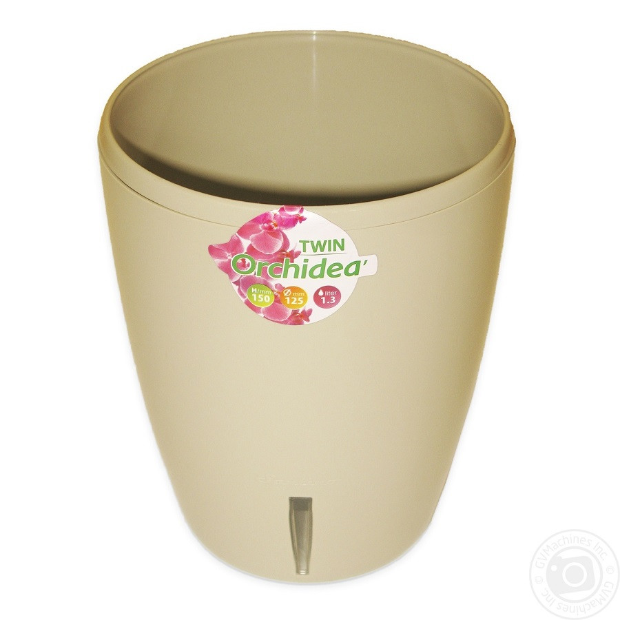Вазон з автопополивом Орхідея Твін 2 л пісочний Вазон з автопополивом Орхідея Твін 2 л пісочний