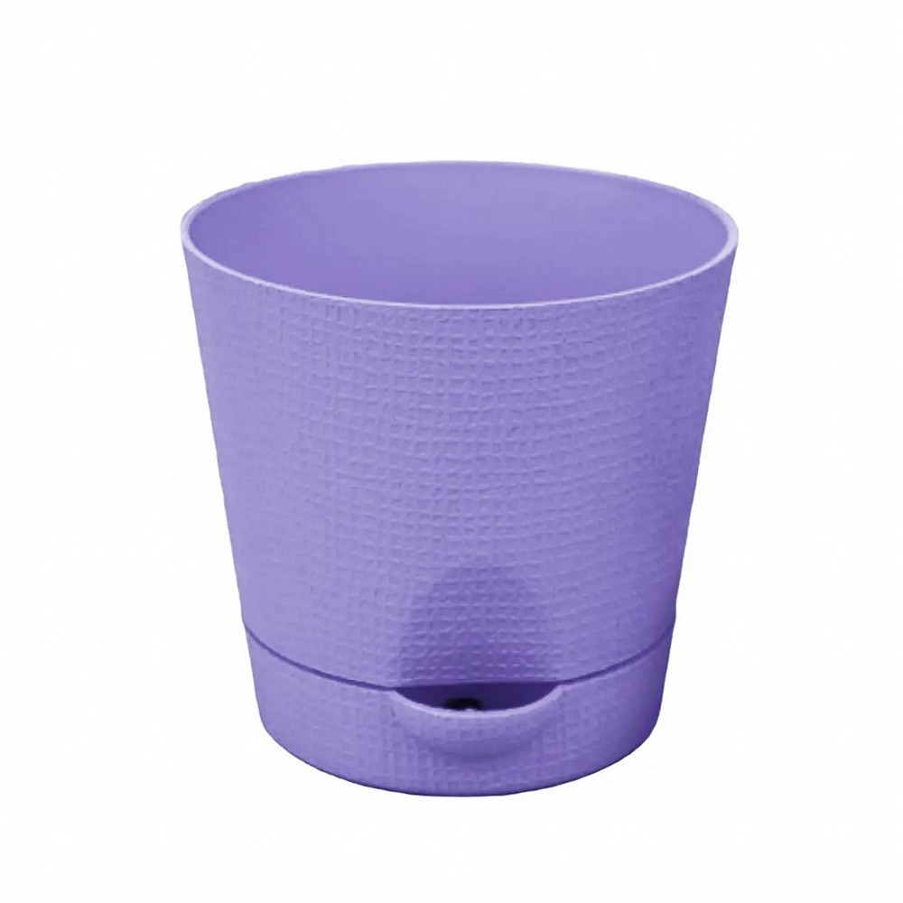 Горшок Фиалка 0.7 л с системой прикорневого полива сиреневый Горшок Фиалка 0.7 л с системой прикорневого полива сиреневый