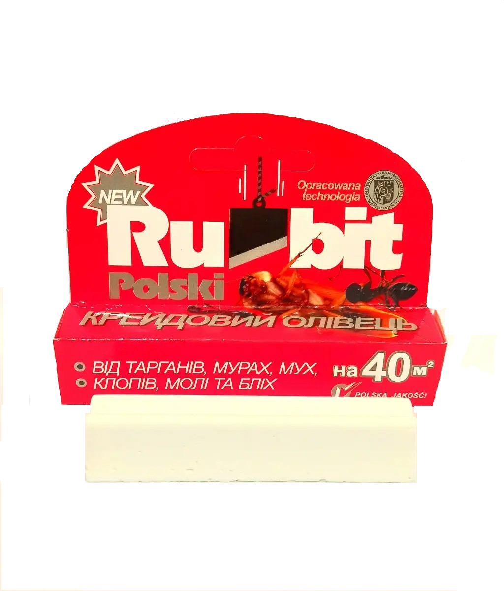 Крейда інсектицидна від тарганів (Rubit) Крейда інсектицидна від тарганів (Rubit)