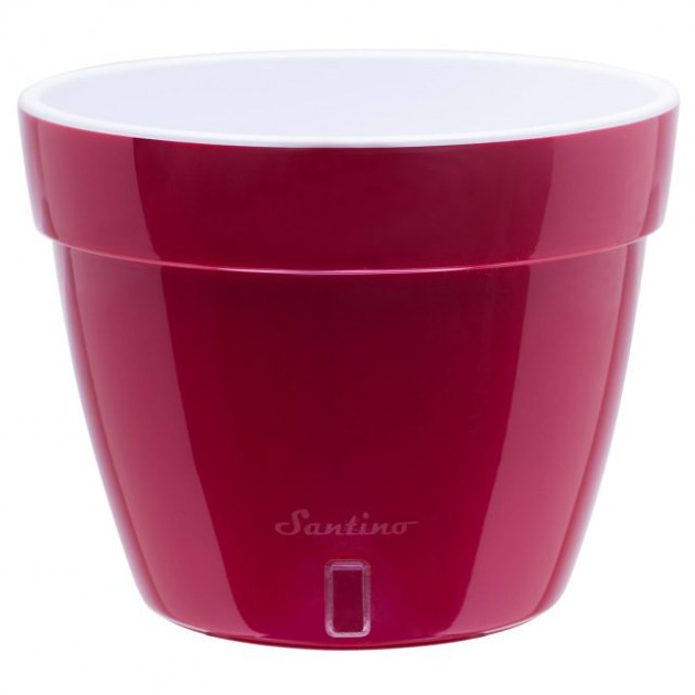 Горшок пластиковый Асти 4 л красный