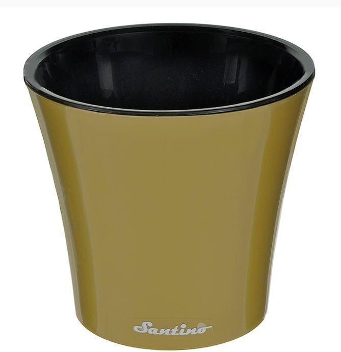 Горщик для квітів Santino ARTE 1.2 л золотий Горщик для квітів Santino ARTE 1.2 л золотий