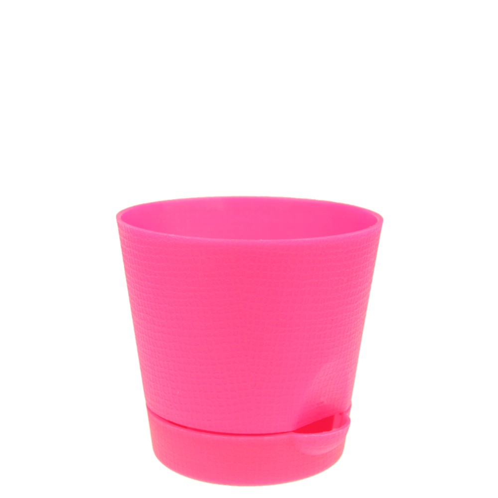 Горшок Фиалка 0.7 л с системой прикорневого полива темно-розовый Горшок Фиалка 0.7 л с системой прикорневого полива темно-розовый