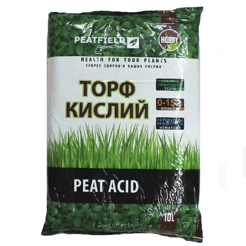 Торф кислий PEATFIELD 10 л Торф кислий PEATFIELD 10 л