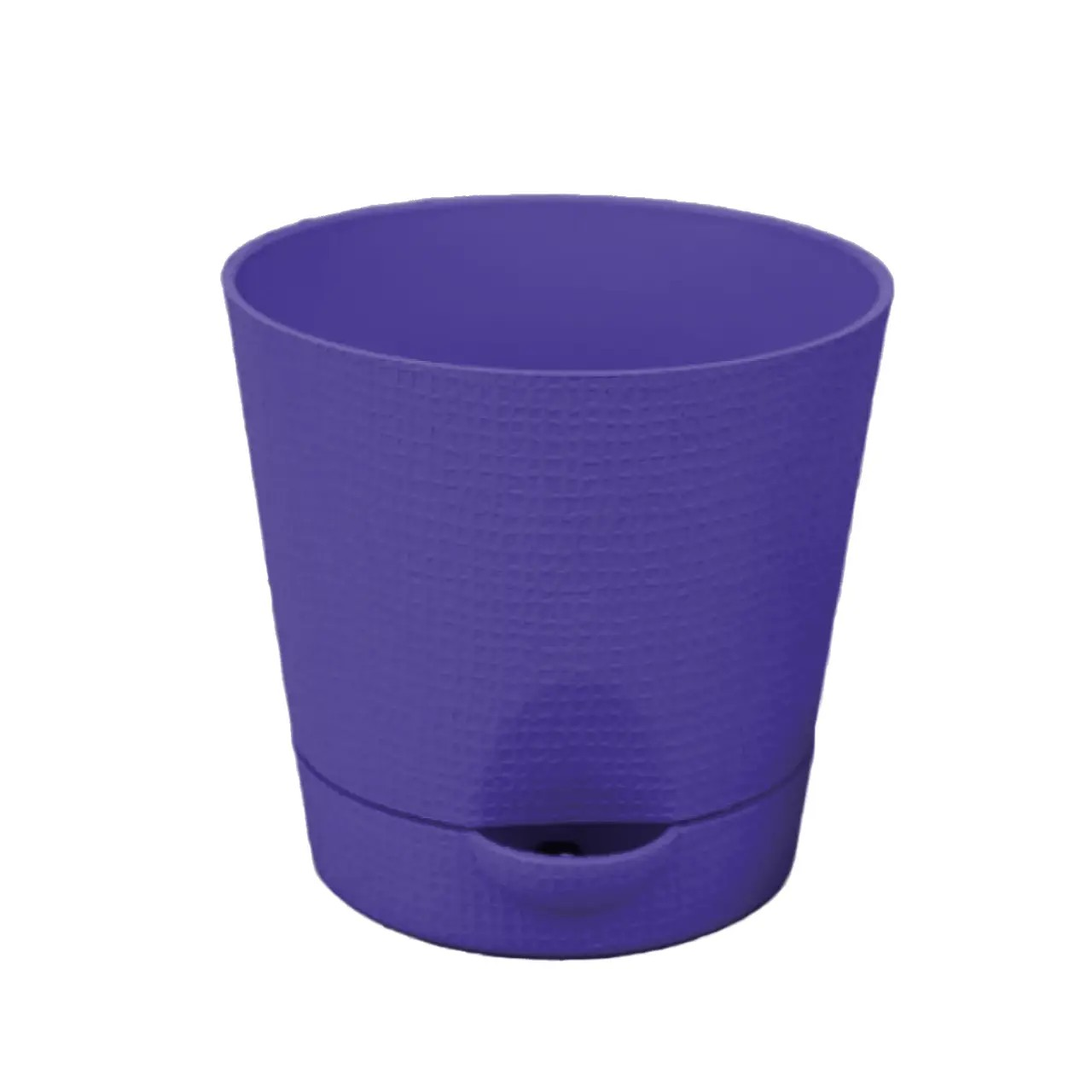 Горщик Фіалка 0,7 л із системою прикореневого поливу фіолетовий