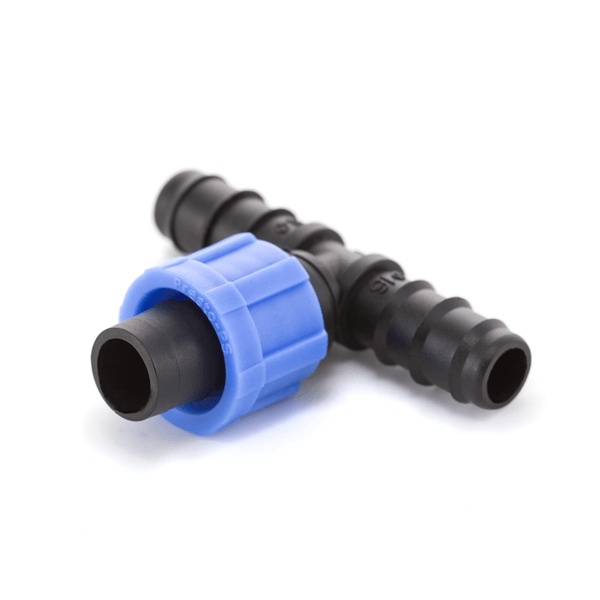 Трійник йорж Presto-PS для крапельної стрічки і трубки 16 мм (BT-021716)