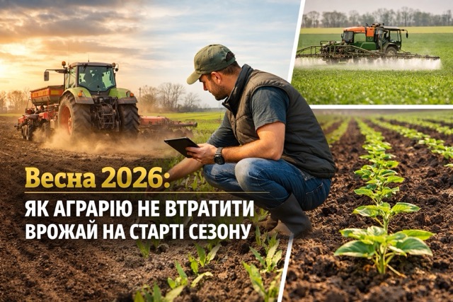 Весна 2026: як аграрію не втратити врожай на старті сезону
