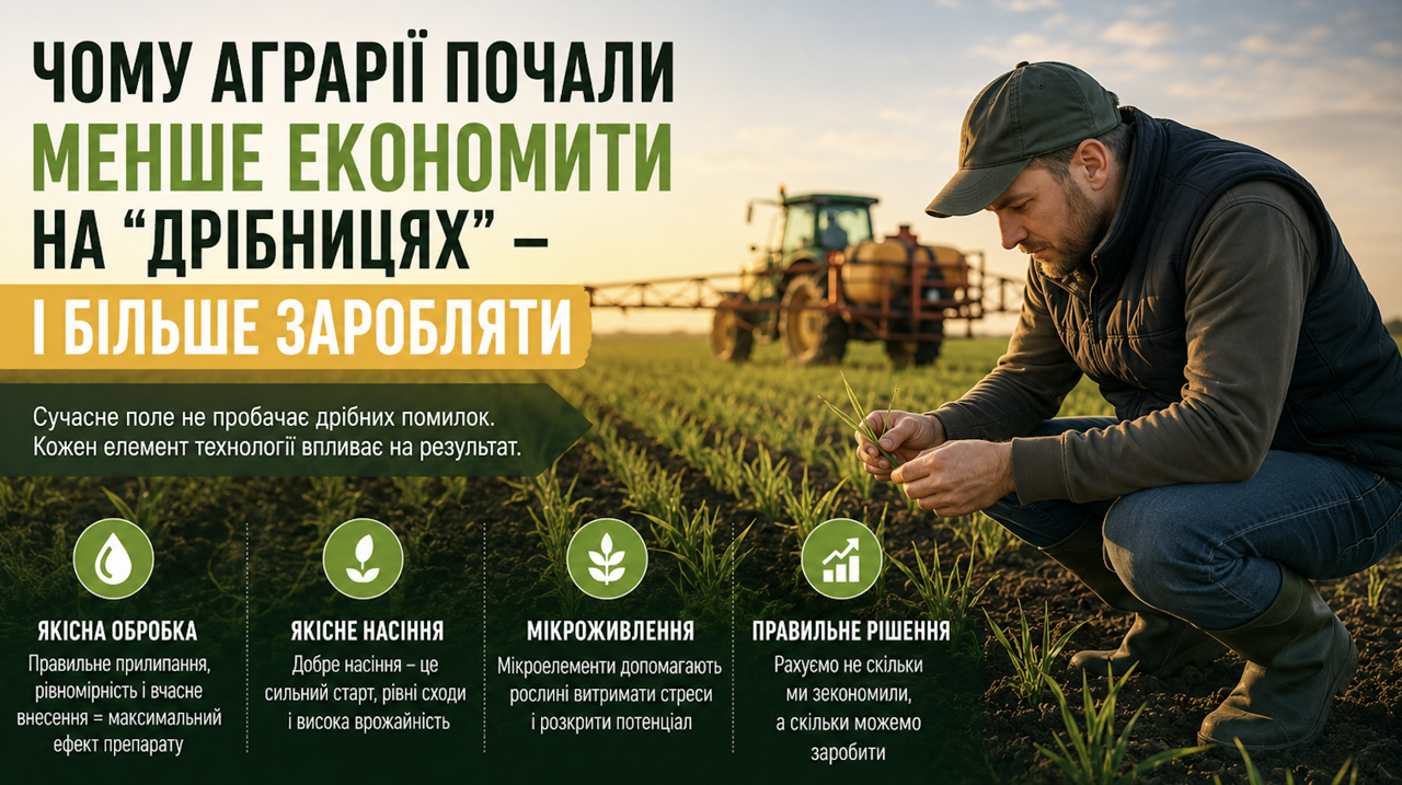 Чому аграрії почали менше економити на “дрібницях” — і більше заробляти