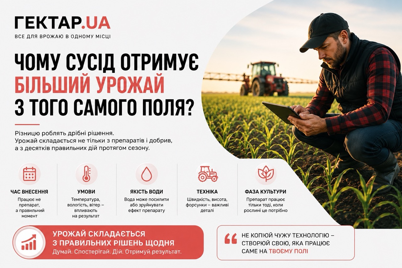 Чому сусід отримує більший урожай з того самого поля?