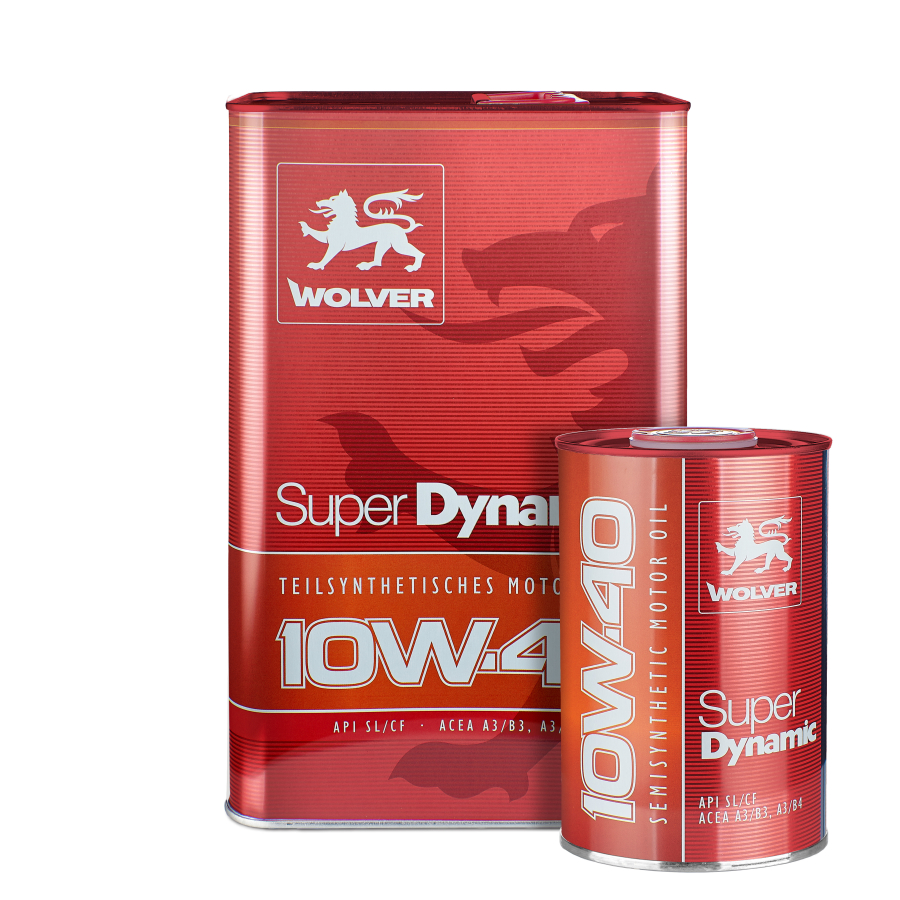 Олива моторна WOLVER SUPER DYNAMIC SAE 10W-40  каністра 1л жерсть