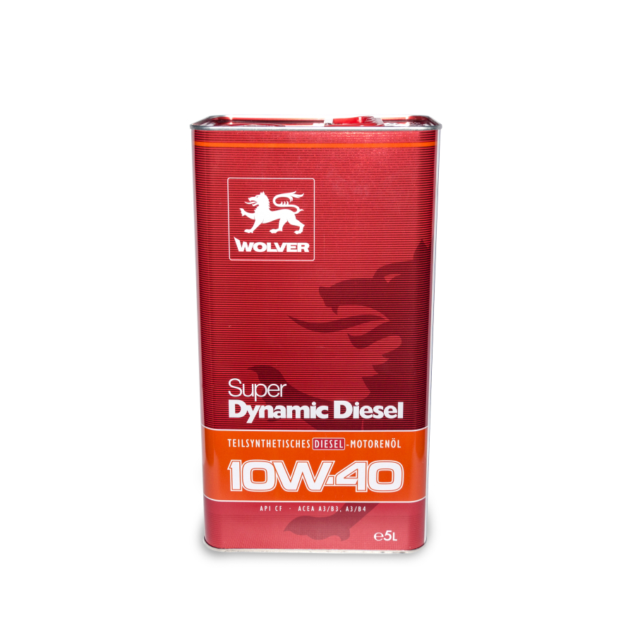 Олива моторна WOLVER SUPER DYNAMIC DIESEL SAE 10W-40  каністра 5л жерсть