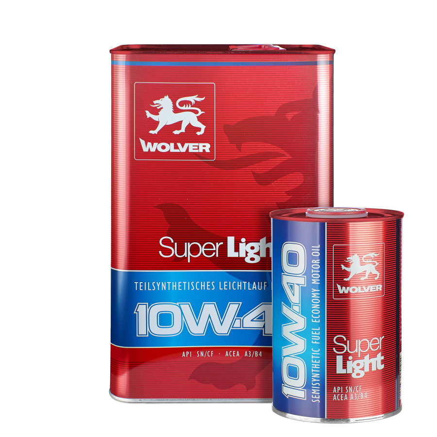 Олива моторна WOLVER SUPER LIGHT SAE 10W-40  каністра 5л жерсть