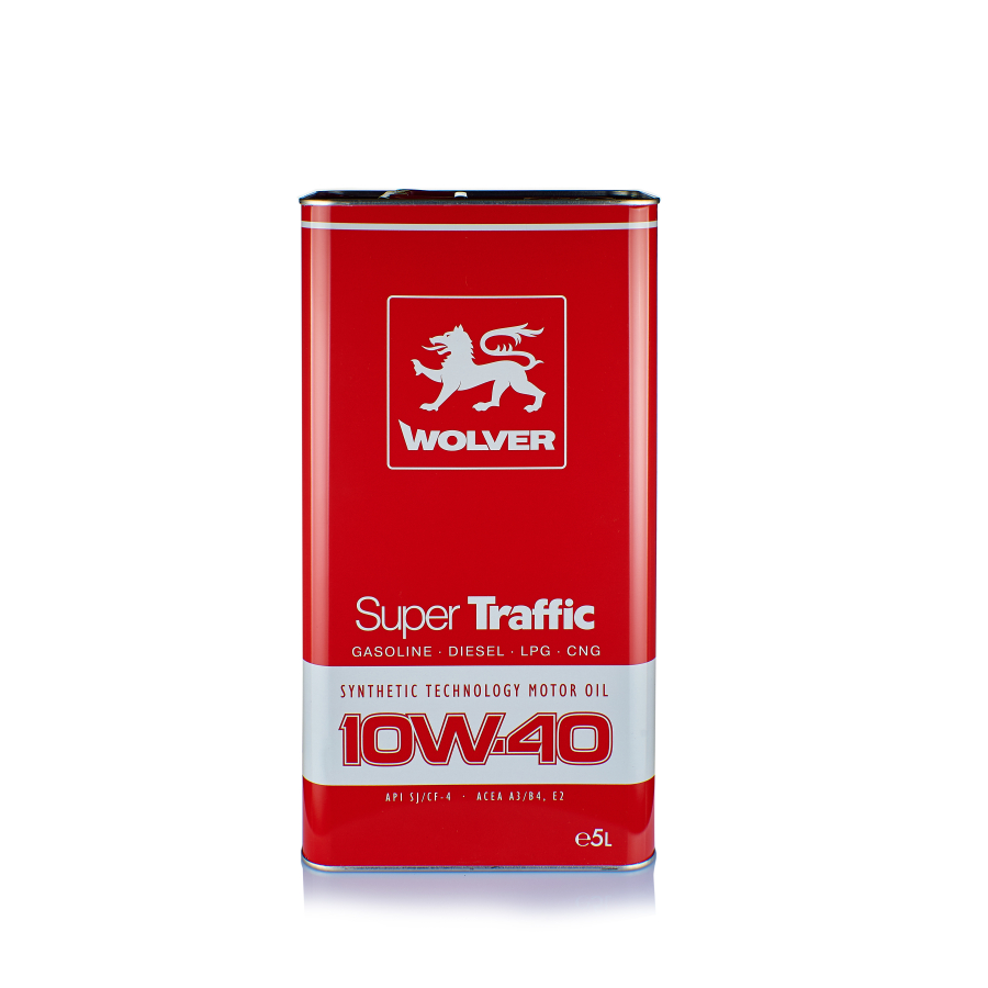 Олива моторна WOLVER SUPER TRAFFIC SAE 10W-40  каністра 5л жерсть