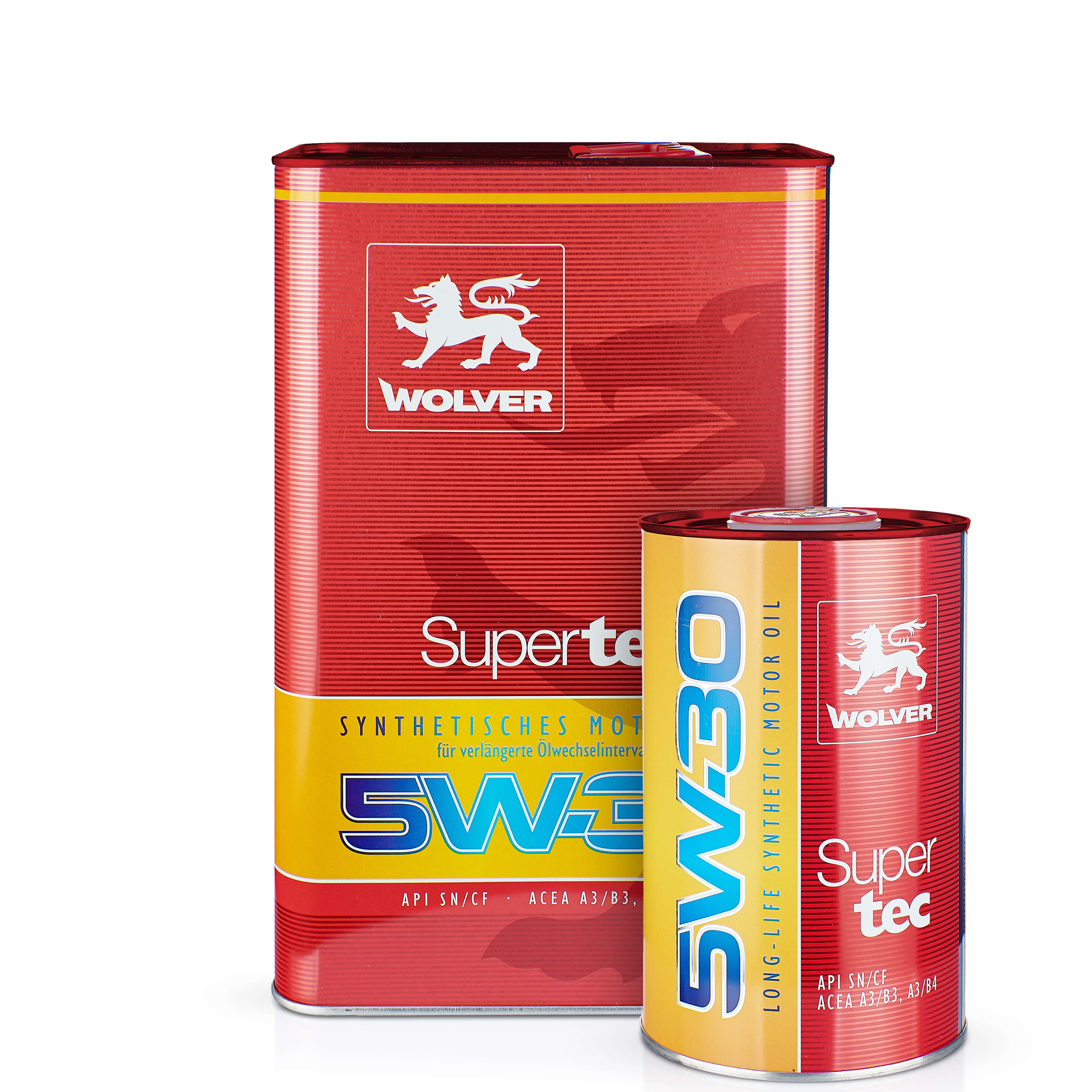 Олива моторна WOLVER SUPERTEC SAE 5W-30  каністра 1л жерсть