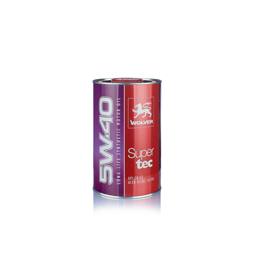 Олива моторна WOLVER SUPERTEC SAE 5W-40  каністра 1л жерсть