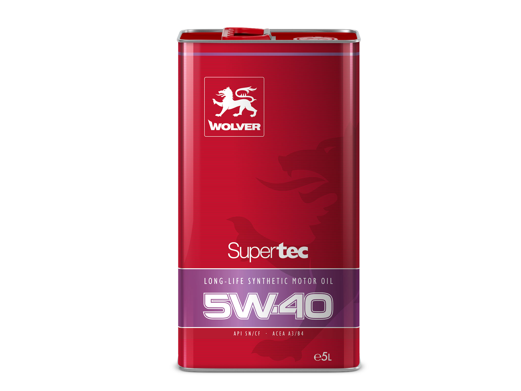 Олива моторна WOLVER SUPERTEC SAE 5W-40  каністра 5л жерсть