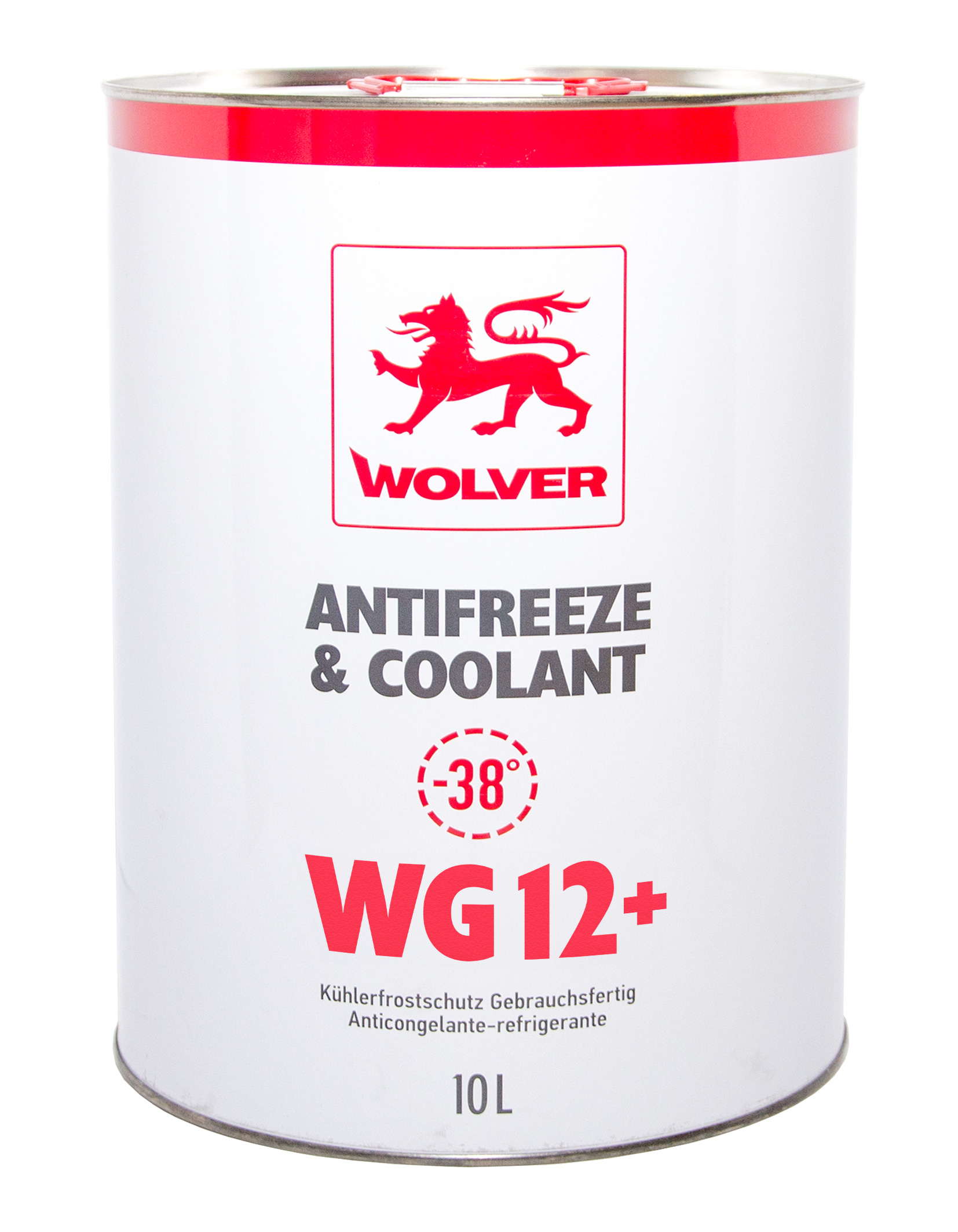 Рідина охолоджуюча WOLVER ANTIFREEZE & COOLANT WG12+ відро 10л жерсть Рідина охолоджуюча WOLVER ANTIFREEZE & COOLANT WG12+ відро 10л жерсть