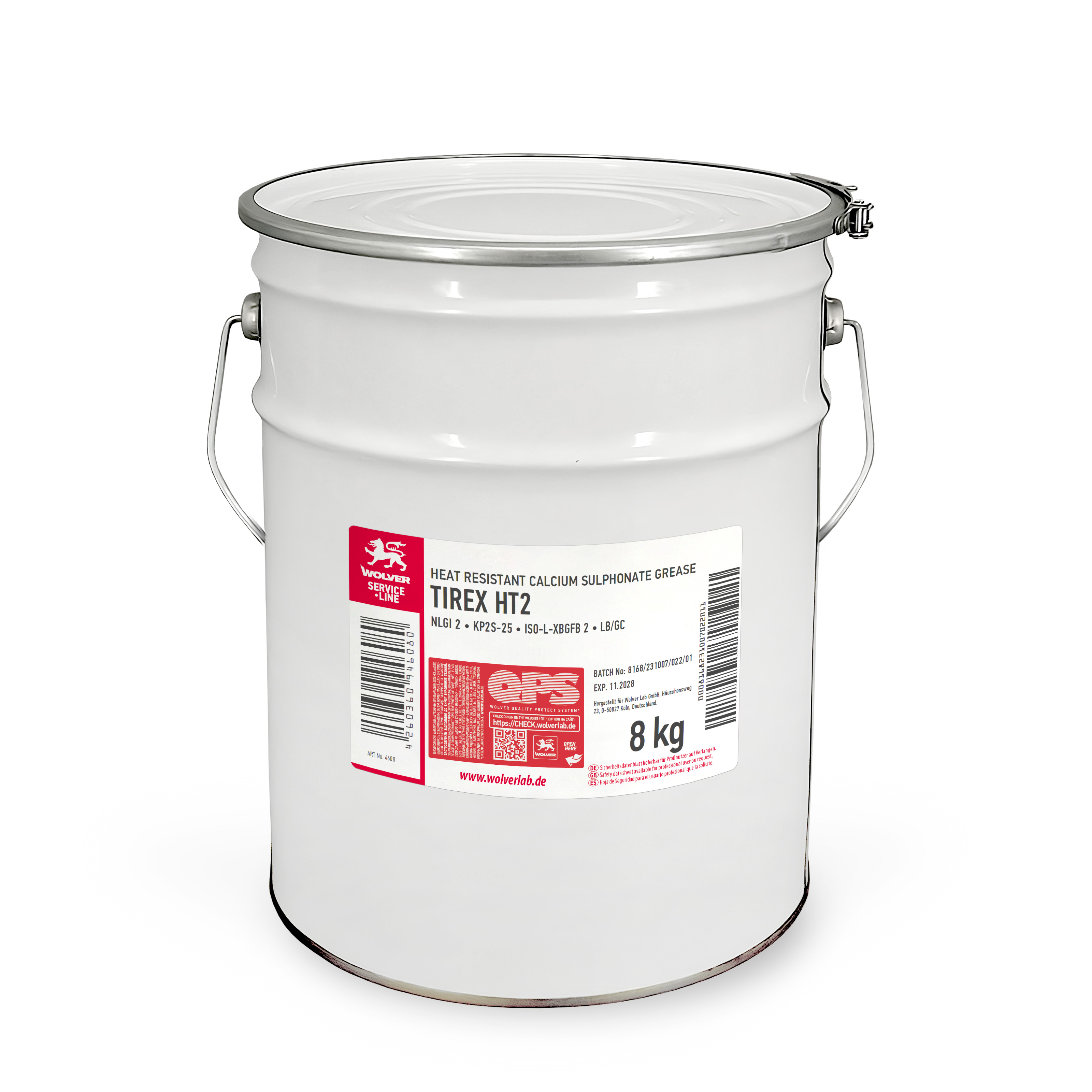 Мастило WOLVER TIREX HT2 8кг відро 10л жерсть Мастило WOLVER TIREX HT2 8кг відро 10л жерсть