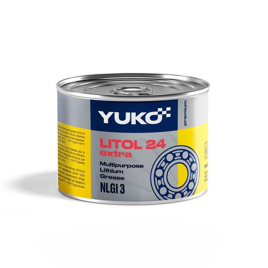 Мастило YUKO Літол-24 0,4кг банка 0,5л жерсть Мастило YUKO Літол-24 0,4кг банка 0,5л жерсть