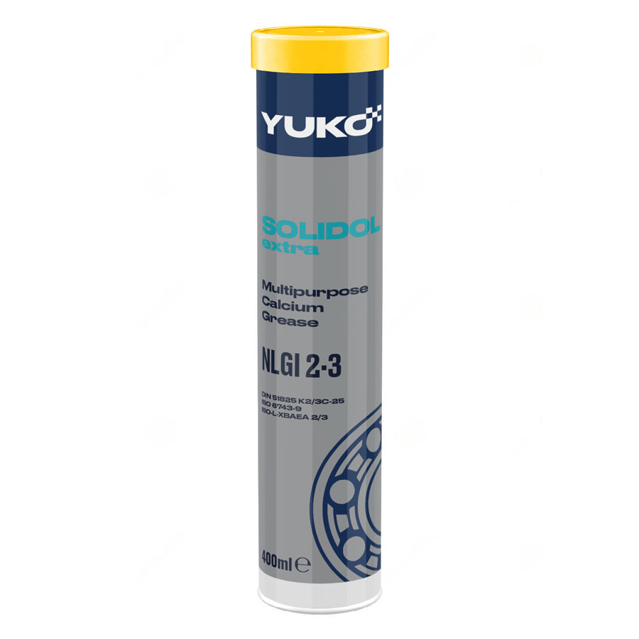 Мастило YUKO Солідол Жировий    картуш 0,4л ПЕ