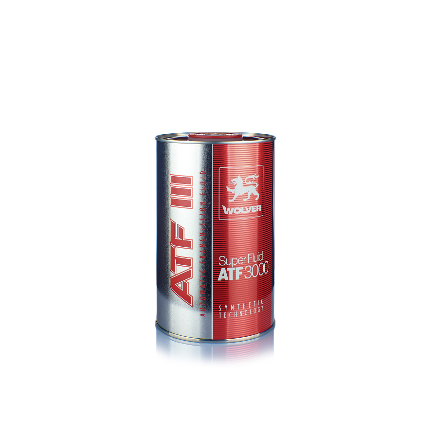 Рідина для автоматичних трансмісій WOLVER SUPER FLUID ATF 3000    каністра 1л жерсть