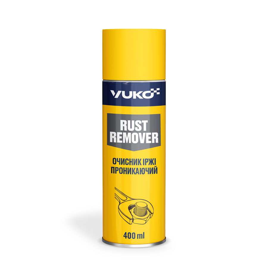 Очисник іржі проникаючий YUKO Rust Remover баллон 400 мл жерсть Очисник іржі проникаючий YUKO Rust Remover баллон 400 мл жерсть