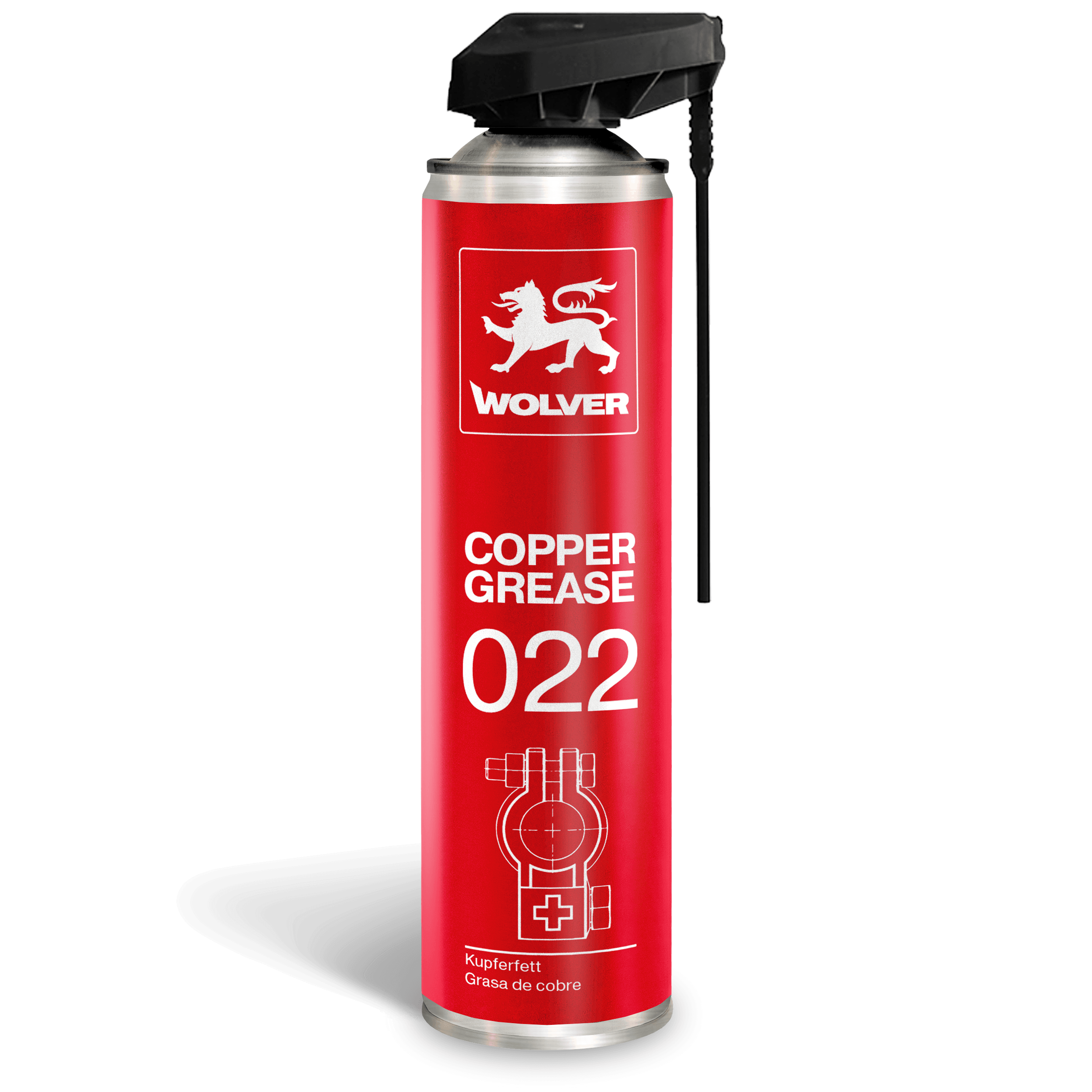 Мастило мідне WOLVER COPPER GREASE 022    балон 500 мл жерсть