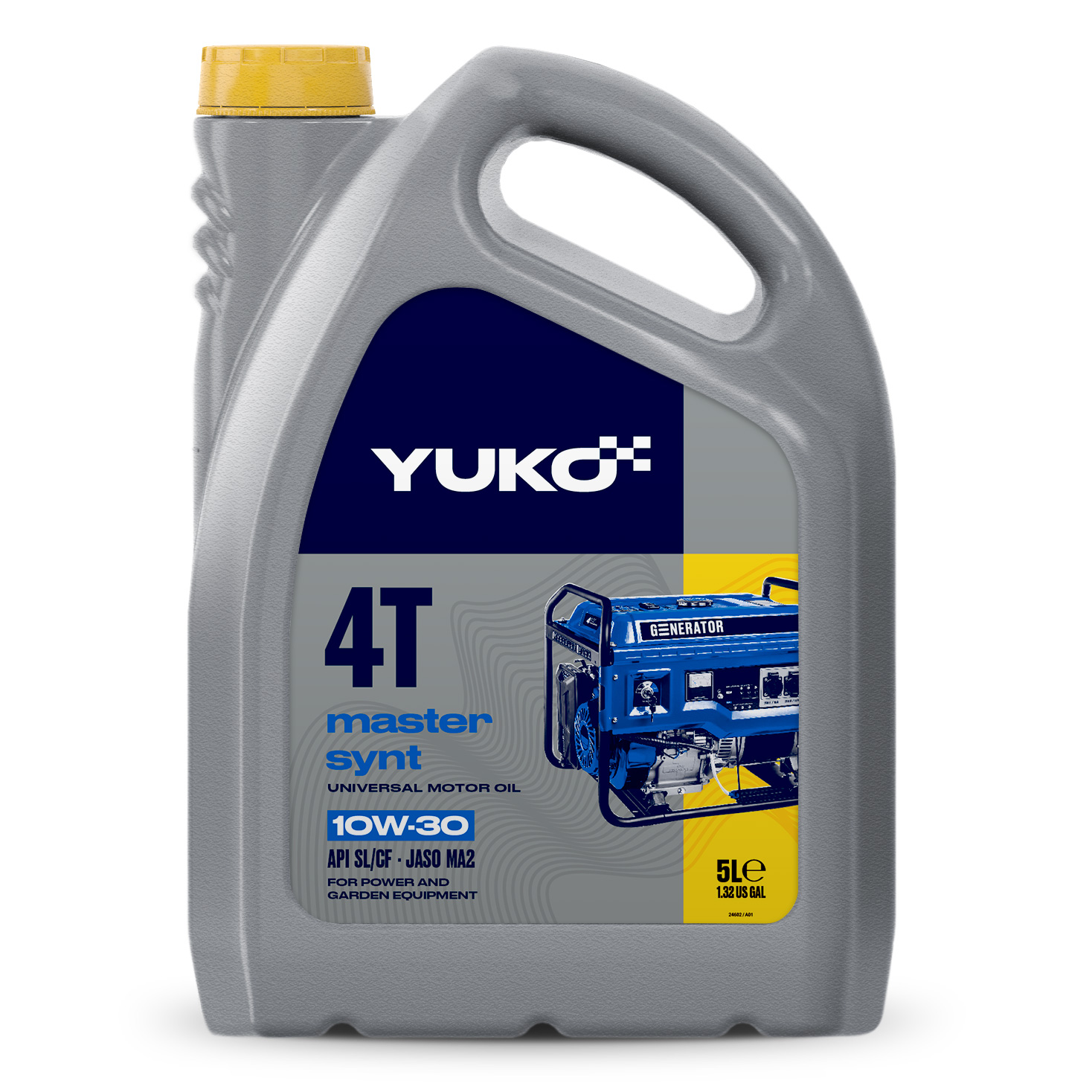 Олива YUKO MASTER SYNT 4Т 10W-30 API SL/CF каністра 5л ПЕ Олива YUKO MASTER SYNT 4Т 10W-30 API SL/CF каністра 5л ПЕ