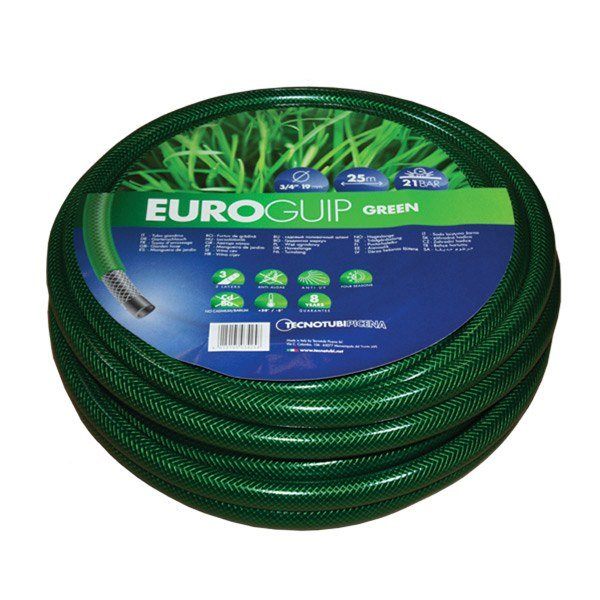 Шланг садовий Tecnotubi Euro Guip Green для поливу діаметр 5/8 дюйма, довжина 25 м (EGG 5/8 25) Шланг садовий Tecnotubi Euro Guip Green для поливу діаметр 5/8 дюйма, довжина 25 м (EGG 5/8 25)
