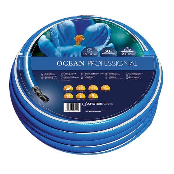 Шланг садовий Tecnotubi Ocean для поливу діаметр 5/8 дюйма, довжина 50 м (OC 5/8 50)