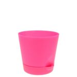 Горщик Фіалка 0.7 л з системою прикореневого поливу темно-рожевий