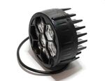 Фара робоча, LED 30W (12/24В) круглий корпус (6x5W/широкий промінь 60 °) 2500lm (вір-во Україна, Руслан-Комплект)