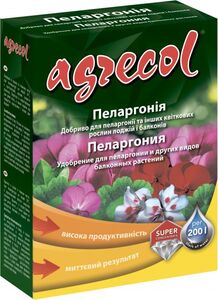 Удобрение для пеларгоний (15-10-25) (Агрекол, Poland) 
