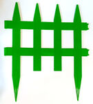 Паркан (штакетник) для клумби зелений 1,5 м* 23 см